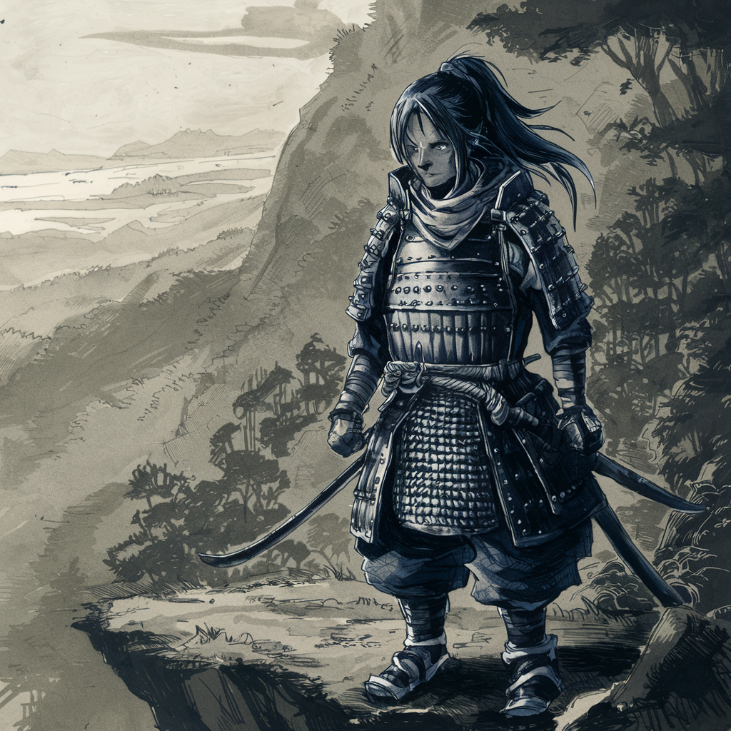 Samurai Wearing Banded Mail